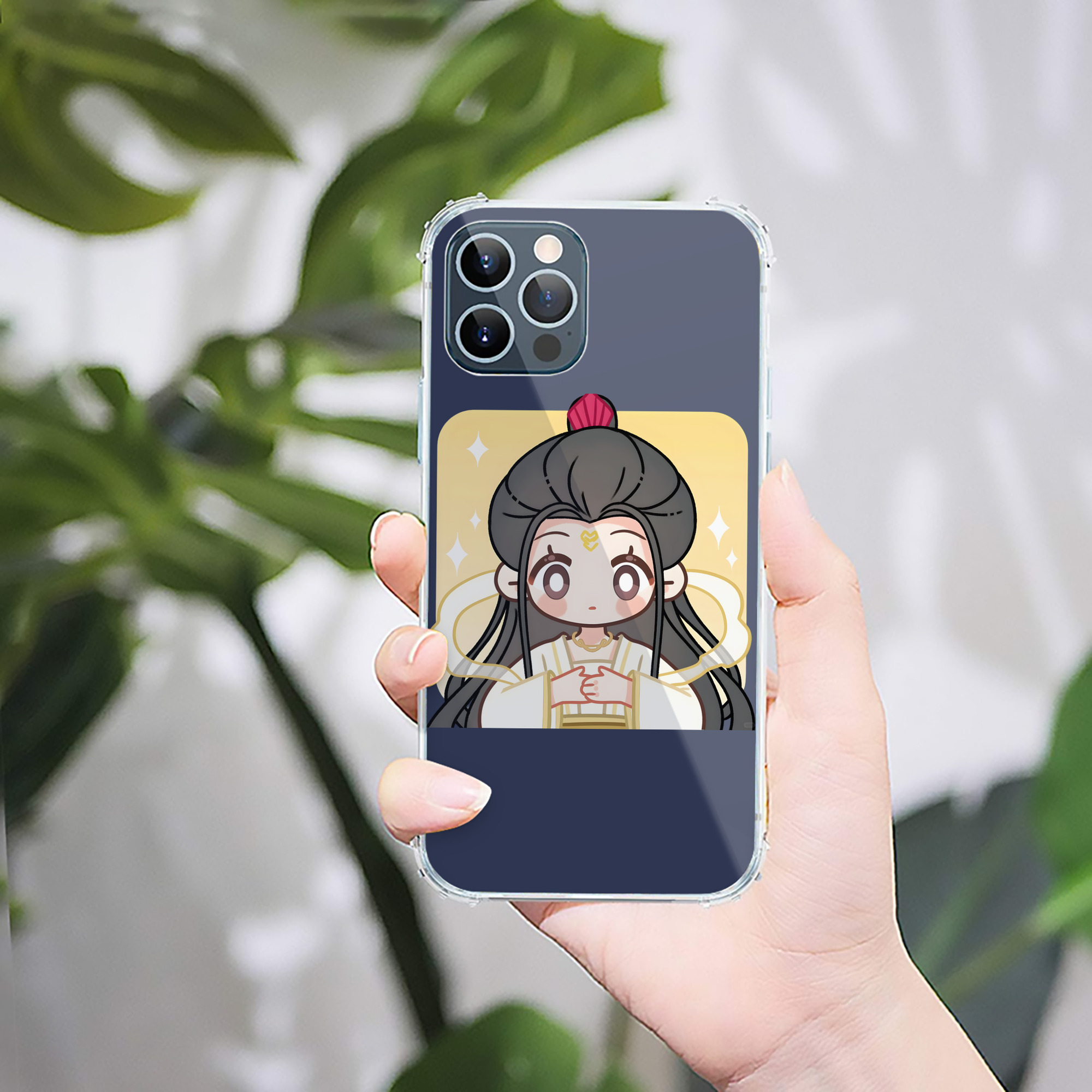 （画像用） Ne Zha 2 ナタ 魔童の大暴れ 【iPhone 12シリーズ対応】透明スマホケース（クリアソフトケース）